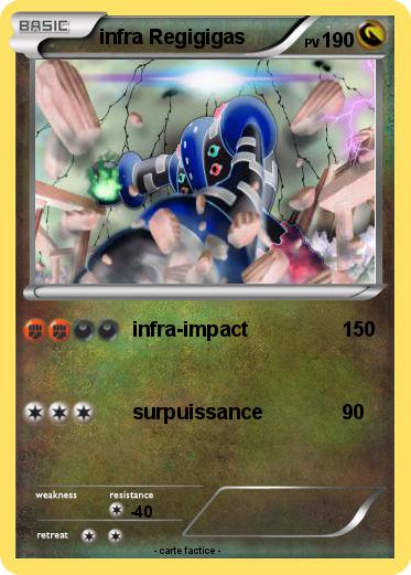 Pokemon infra Regigigas