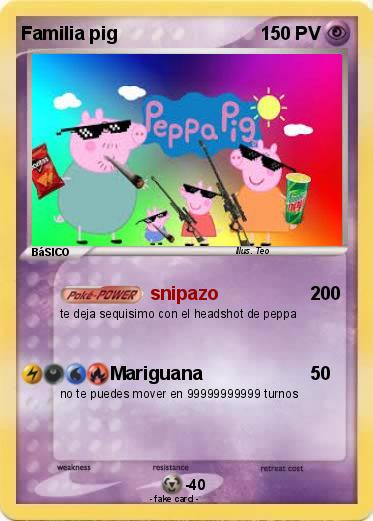 Pokemon Familia pig