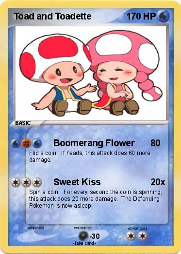 Pokemon Toad and Toadette