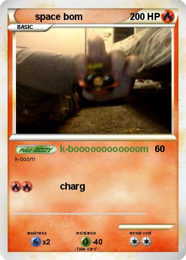 Pokemon space bom