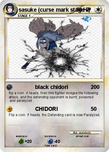 Pokemon sasuke (curse mark stage 2)