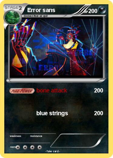 Pokemon Error sans