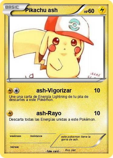 Pokemon Pikachu ash
