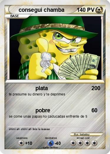 Pokemon consegui chamba