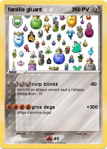 Pokemon famille gluant                    3