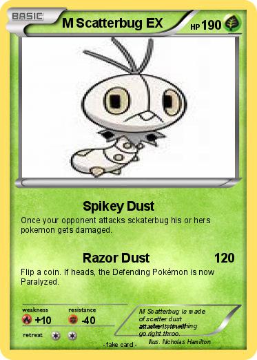 Pokemon M Scatterbug EX