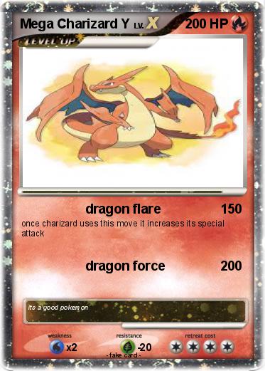 Pokemon Mega Charizard Y