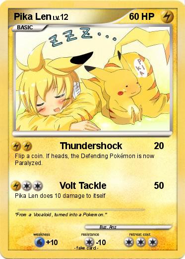 Pokemon Pika Len