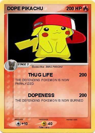 Pokemon DOPE PIKACHU