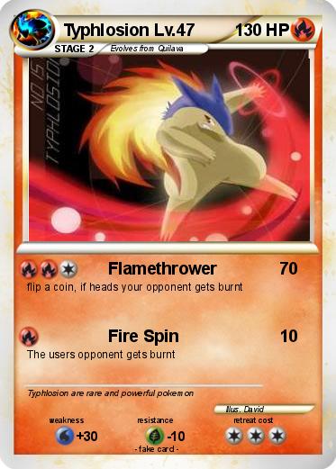 Pokemon Typhlosion Lv.47