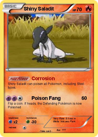 Pokemon Shiny Saladit
