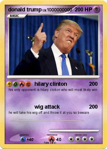 Pokemon donald trump