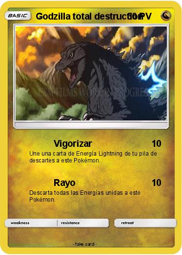 Pokemon Godzilla total destruction