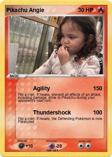 Pokemon Pikachu Angie