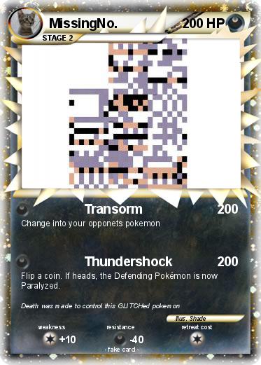Pokemon MissingNo.