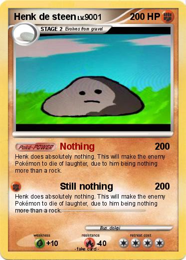 Pokemon Henk de steen