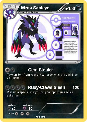 Pokemon Mega Sableye