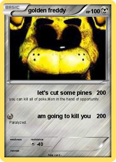 Pokemon golden freddy