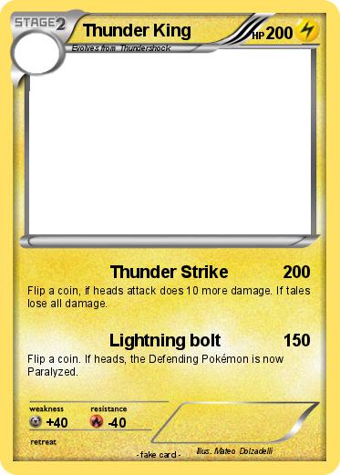 Pokemon Thunder King