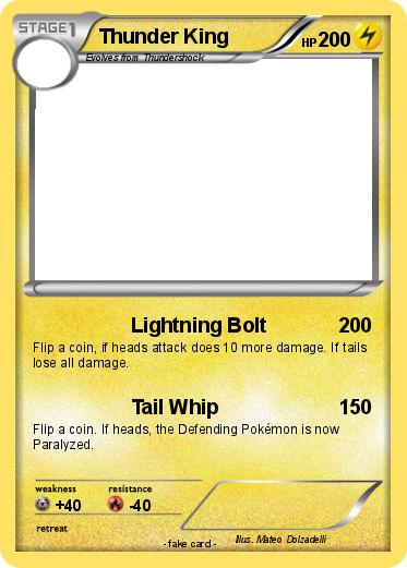 Pokemon Thunder King