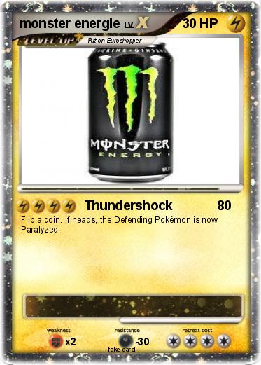 Pokemon monster energie