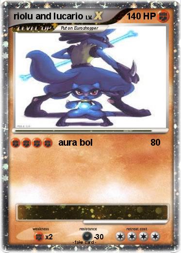 Pokemon riolu and lucario