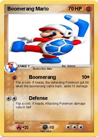Pokemon Boomerang Mario