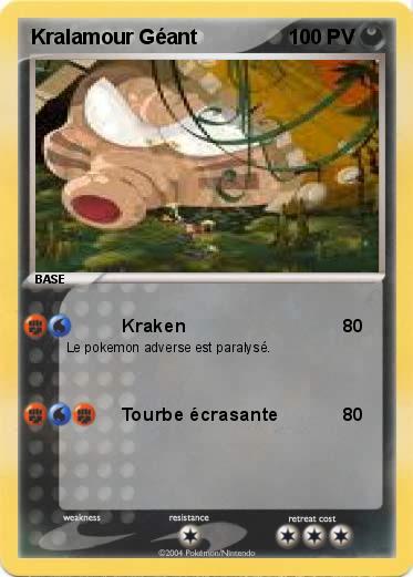 Pokemon Kralamour Géant