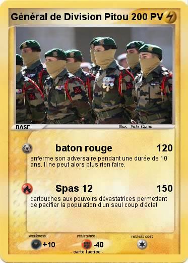 Pokemon Général de Division Pitou