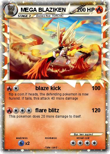 Pokemon MEGA BLAZIKEN
