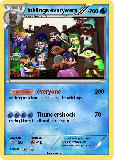 Pokemon inklings everywere