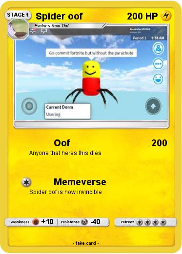 Pokemon Spider oof