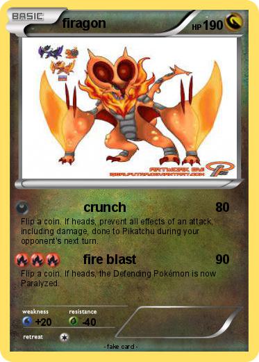 Pokemon firagon