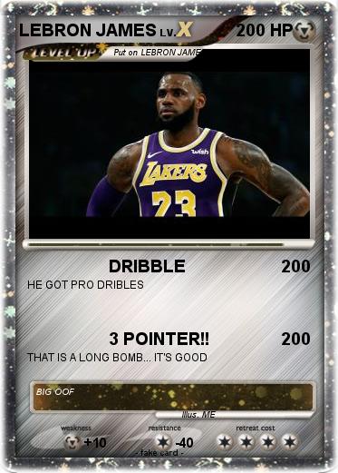 Pokemon LEBRON JAMES