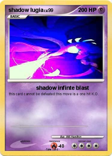 Pokemon shadow lugia