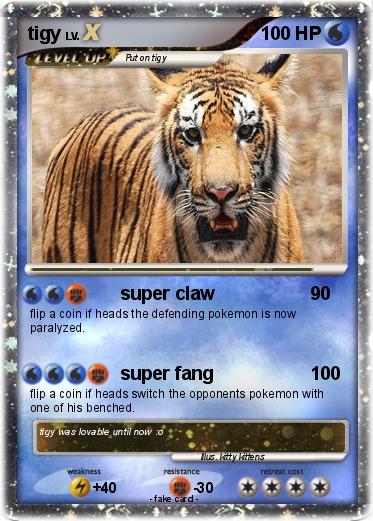 Pokemon tigy