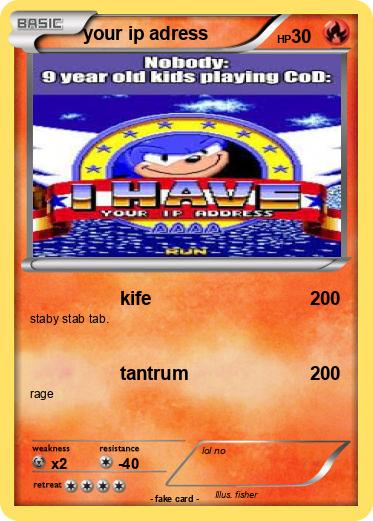 Pokemon your ip adress