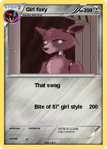 Pokemon Girl foxy