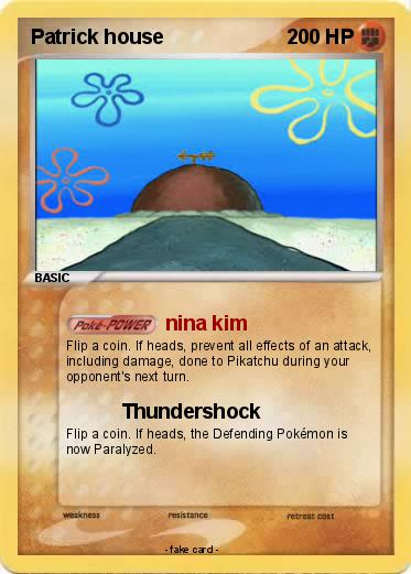 Pokemon Patrick house