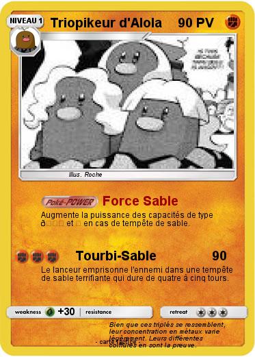 Pokemon Triopikeur d'Alola