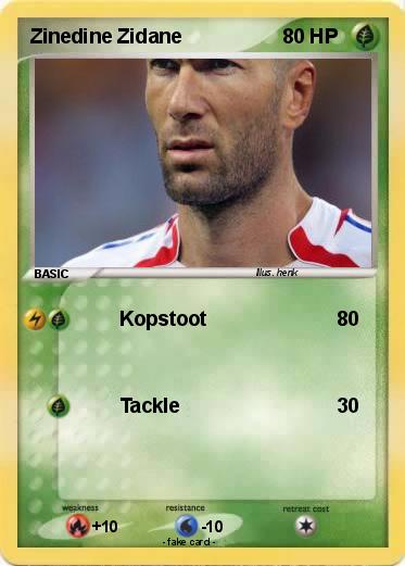Pokemon Zinedine Zidane