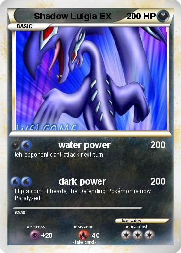 Pokemon Shadow Luigia EX