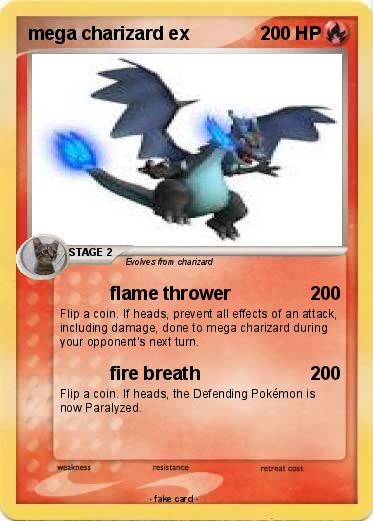 Pokemon mega charizard ex