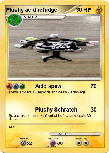 Pokemon Plushy acid refudge