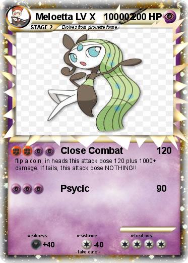 Pokemon Meloetta LV X   100002