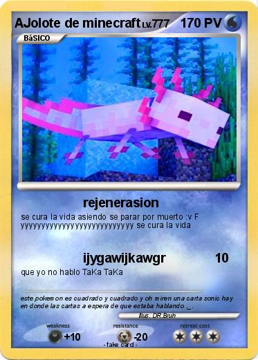 Pokemon AJolote de minecraft