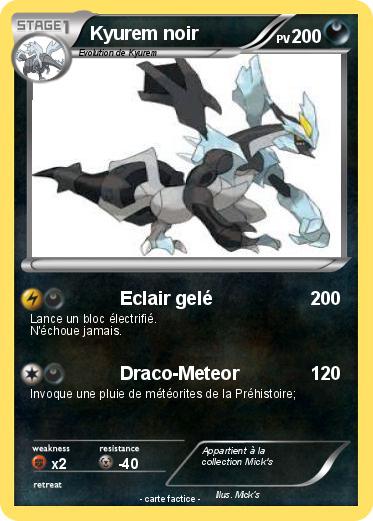 Pokemon Kyurem noir