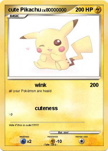 Pokemon cute Pikachu