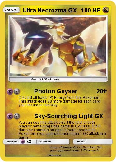 Pokemon Ultra Necrozma GX