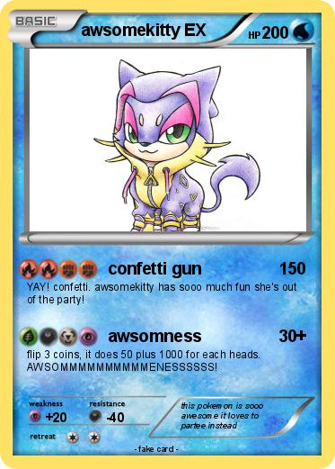 Pokemon awsomekitty EX